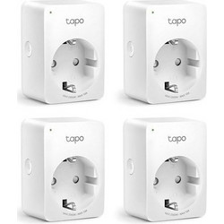 TP-LINK smart αντάπτορας ρεύματος TAPO-P100, Wi-Fi, ΒΤ, 4τμχ, Ver. 1.0