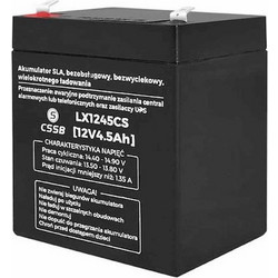 LTC Επαναφορτιζόμενη Μπαταρία Lead acid 12V 4,5Ah BATE-14196 100x90x70mm (LX1245CS)