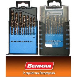 BENMAN 74677 HSS-Cobalt 5% Σετ τρυπάνια κοβαλτίου