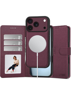 Tech-Protect Wallet MagSafe Θήκη Βιβλίο Mulberry (iPhone 18 Pro / 17 Pro)