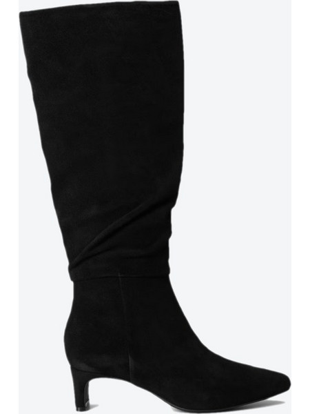 Clarks Edina Slouch Knee High Boots Black