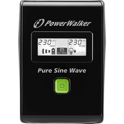 PowerWalker VI 600 SW UPS Line Interactive 600VA 360W με 2 Πρίζες French Schuko