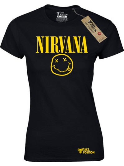 Γυναικείο t-shirt Takeposition Nirvana μαύρο/ XLARGE, 504-7503-prosf