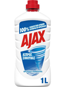 Ajax Ultra Άσπρος Σίφουνας Γενικής Χρήσης 1lt
