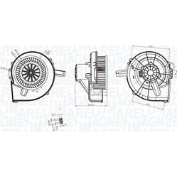 Magneti Marelli 069412211010 - ΒΕΝΤΙΛΑΤΕΡ ΕΣΩΤ.ΧΩΡΟΥ VW POLO IV-V 2001-14 A-C