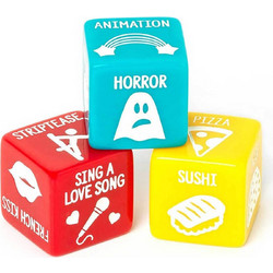 Legami Set of 3 Dice - Date in Progress - 8054117621032