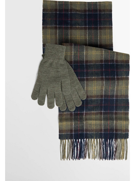 BARBOUR BARBOUR TARTAN SCARF & GLOVE GIFT SET MGS0018-BRTN11 Mixed