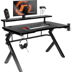 Huzaro Hero 5.0 Black Gaming Γραφείο Ξύλινο 120x59x112cm