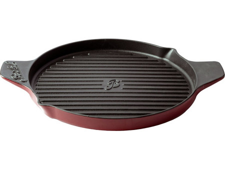 Berkel Grill Pan Cast Iron, red