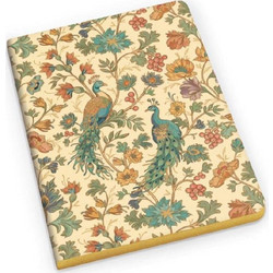 Σημειωματάριο Kartos 10,5x14,8 χρυσοτυπία Florentine Peacock