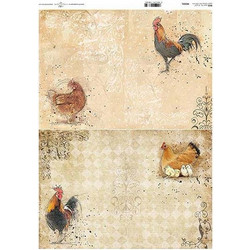 Ριζόχαρτο hens 42x29.7εκ. (ITD-R205L)