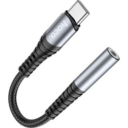 Hoco LS33 Αντάπτορας USB-C σε Jack 3.5mm Θηλυκό Γκρι