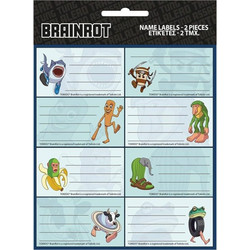 Αυτοκόλλητες Ετικέτες - Toikido Brainrot (16τμχ.) - Gim