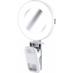 Φωτιστικό Selfie με Καθρέφτη, 32 LED, 3 Αποχρώσεις & Επαναφορτιζόμενη Μπαταρία Koosda KR-L15