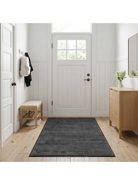 Χαλάκι Εξώπορτας Ανοιχτό γκρι 400 x 120 cm 100% Πολυαμίδιο 42045767