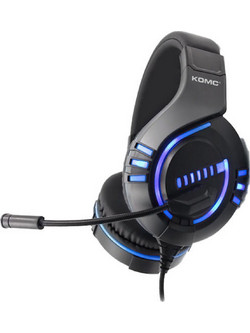 Komc G325 Gaming Headset Over Ear Black Blue