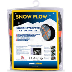 Autoline Snow Flow No 81 Αντιολισθητικές Χιονοκουβέρτες για Επιβατικό 2τμχ