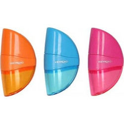 Sharpener Twist Ξύστρα Μονή Με Γόμα Orenge - 3 Χρώματα