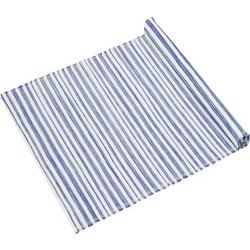 Premium Τάπητας Παραλίας Λευκός Μπλε με Ρίγες 180x140cm