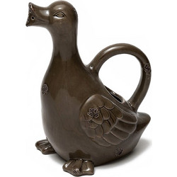 Espiel POT113 Ποτιστήρι Κεραμικό Καφέ Αντικέ Πάπια 19cm