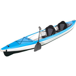 Hybrid Guetio Φουσκωτό Kayak 2 Ατόμων Άσπρο Γαλάζιο GT-HYBRID2
