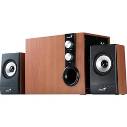 Genius SW-HF2.1 1205 Ηχεία Υπολογιστή 2.1 32W Brown Black