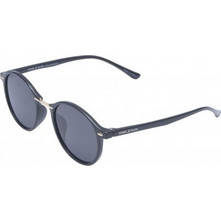 Daniel Klein DK4289-C1 Ανδρικά Γυαλιά Ηλίου Στρογγυλά Κοκάλινα Μαύρα με Μαύρο Polarized Φακό