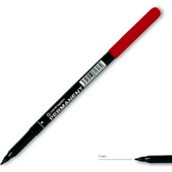 Centropen μαρκαδόρος ανεξίτηλος κόκκινο 1mm