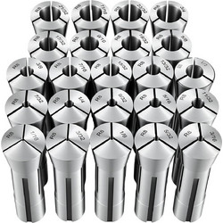 VEVOR Σετ Κολετών R8 Ακριβείας 23 Τεμαχίων 1/16"-3/4" για Φρέζα και Δράπανο Ανάρτησης R8JTTZR8JT23JG8KP001V0