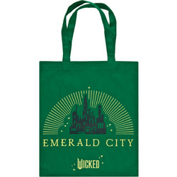 Wicked Τσάντα Shopper Πράσινη 40x35 εκ
