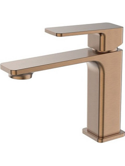 Karag Delos Αναμεικτική Μπαταρία Νιπτήρα Ροζ Χρυσή Rose Gold FV11C299-RG