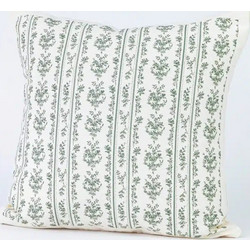 Μαξιλαροθήκη Διακοσμητική Printed Σχέδιο 17 45 x 45 cm 100% Βαμβάκι Εκρού BOREA