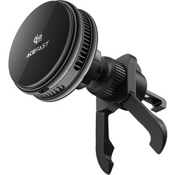 Acefast D66 Magnetic Car Air Vent Mount with Qi2 25W Wireless Charging and Cooling - Black
