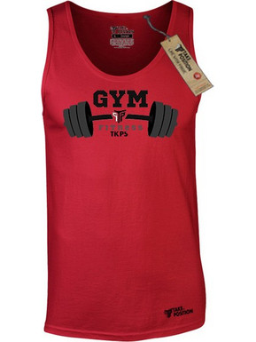 Αμάνικα ανδρικά με αθλητικές στάμπες Takeposition, A-Cool, Gym And Fitness Logo, Κόκκινο/ XLARGE, 330-5560-PROSF