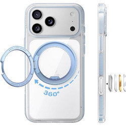 TORRAS Ostand O3 Light Back Cover Blue (iPhone 18 Pro / 17 Pro)