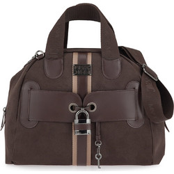 FRNC Doctor Big 1842 Interlock Γυναικεία Τσάντα Χειρός Καφέ X618R0889501