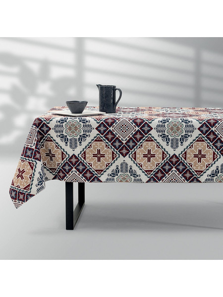 LINO Τραπεζομάντηλο Artisan 140x220 Μπορντώ