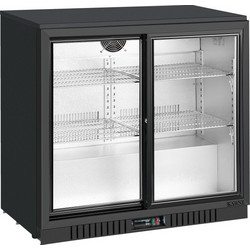 Karni YRI-46 Ψυγείο back bar διπλό με συρόμενες πόρτες 198Lt 900x530x865mm (Εξουσιοδοτημένο Service)