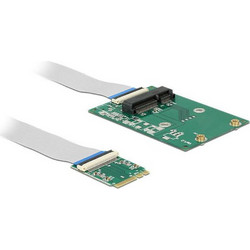 DeLOCK M.2 Key A E Μale to 1 x Mini PCIe Slot half size