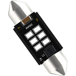 VenCore 3216-10153 - C5W Festoon CanBus Gen4 39mm - Λάμπα LED Σωληνωτή για Βάση C5W 39mm Festoon CanBus Gen4 6 SMD 3020 2W 290 Lumen 8-48 Volt Μπλε