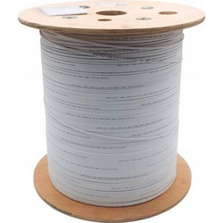 Καλώδιο Οπτικής Ίνας Allied FTTH 2 SC, SM 9/125 OS2 G657A1, B2ca LSOH, White, 1km