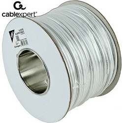 Καλώδιo Cablexpert ALARM 100M ROLL WHITE SHIELDED
