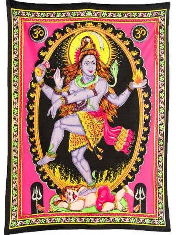 Κρεμαστά τοίχου (Tapestry) - Ριχτάρι - God Shiva Υλικο: βαμβάκι Διαστάσεις: 100 x 70 cm