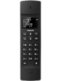 Philips Linea Ασύρματο Τηλέφωνο με Ανοιχτή Ακρόαση Μαύρο