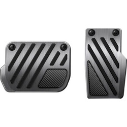 Spigen - Pedals Covers Performance Line Design TO200P - For Tesla 3/Y(Juniper)/Y L, Convex, Non-Slip - Silver - (ACP11627)