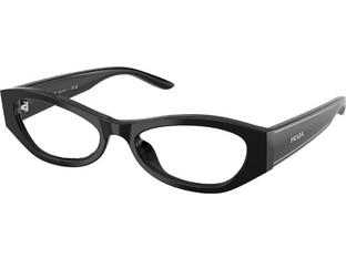 Prada PRD19VU 16K1O1 Γυναικείος Σκελετός Γυαλιών Οράσεως Κοκάλινος Μαύρος