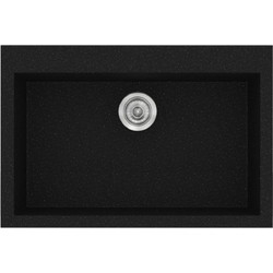 Sanitec Classic 338 Υποκαθήμενος Νεροχύτης Γρανίτη Ματ Metallic Space 70x50cm
