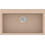 Sanitec Classic 333 Υποκαθήμενος Νεροχύτης Γρανίτη Ματ Granite Sand 79x50cm