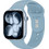 Tech-Protect Silicone Λουράκι Σιλικόνης Blue Jeans (Apple Watch 44 / 45 / 46 / 49mm)