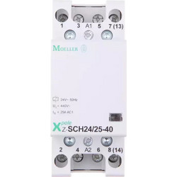 Installation Contactor Z-SCH 4NO 25A 24VAC